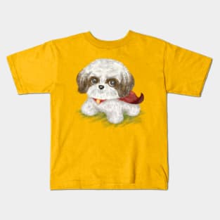 Super Shih Tzu Kids T-Shirt